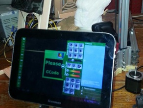 gcodeprintr ip webcam tablet stand deltabot 3d printer accessories 3d print model - Mito3D