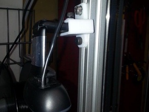 simple webcam mount logitech c270 c170 extruder camera 3d printer extruders 2020 misumi obs 3d print model - Mito3D