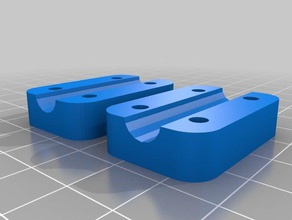 m8-m8 anti-bamboleo z-acoplamiento nema23 Impresora 3d de las piezas personalizado 3d print model - Mito3D
