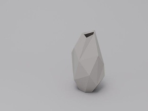 facettierte vase andere sauber zeitgenössisch Dekor Dekorative design Küche max modern Haushalt 3d print model - Mito3D