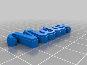 mi personalizados hd etiqueta de nombre llavero organización personalizado 3d print model - Mito3D