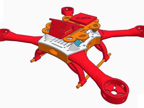 microscrab quad v2 r c Fahrzeuge fpv microquad mobius Einsatz von multikopter multirotor quadcopter 3d print model - Mito3D