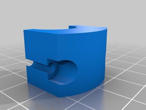 delta double j-head effector 3d printer parts hotend 3d print model - Mito3D