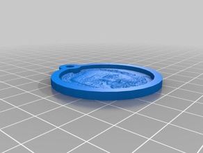 ma personnalisé keychain lithopane - de porte-clés 3d print model - Mito3D