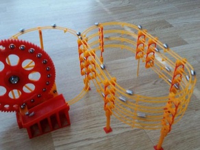 marblevator wheel mechanical toys marble motor 3d print model - Mito3D