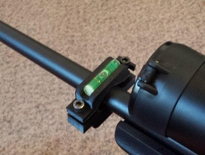 scope leveler barrel clamp sport & outdoors gun hunting rifle mount shooting target 3d print model - Mito3D