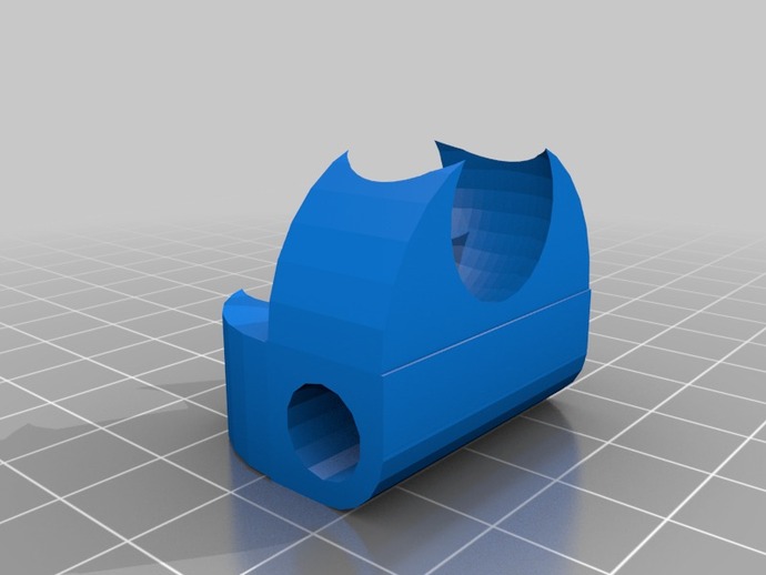 yazzo asta montata presa di gomito altri openscad parametrico 3D print model - Mito3D
