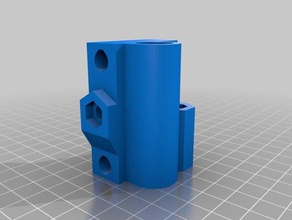 modificaci n eje x derecha-izquierda 3d printer parts prusa i3 3d print model - Mito3D