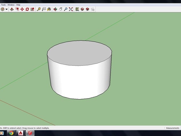 cilindro de teste 3D print model - Mito3D
