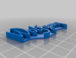 sign kundengebundene 3d print model - Mito3D