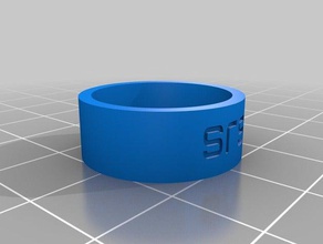 silvia anel anéis personalizado 3d print model - Mito3D