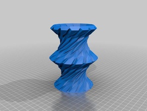 işe vazo dekor çiçek İtalyan jar yapılan İtalya umbertide umbria vaso spirale 3d print model - Mito3D