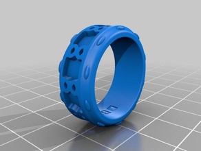 dpt100 anillo los anillos 3d print model - Mito3D