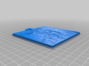 crystal mãe 2d a arte personalizado 3d print model - Mito3D