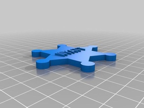 il mio personalizzato parametrico stella dello sceriffo gioielli 3d print model - Mito3D