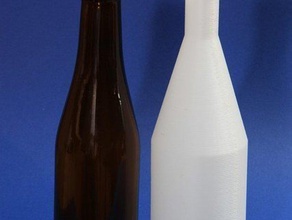 bottle other openscad tall beer 3d print model - Mito3D