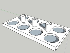paint pot fırça tutucu organizasyon airfix humbrol model boya fırçası revell 3d print model - Mito3D