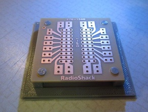 radioshack pcb holder electronics diy electrnoics mount prototyping 3d print model - Mito3D