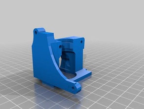 replicator 2 e3d v6 lite mount 3d printer parts 3d print model - Mito3D
