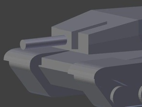 basit bir tank araç 3d print model - Mito3D