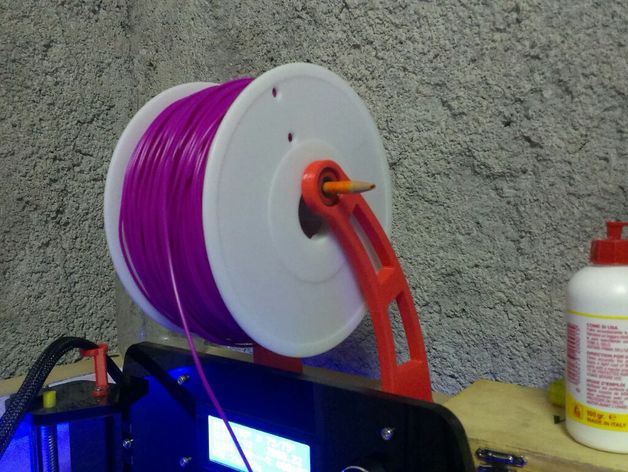 spool arm 3d printer accessories filament holder mount 3D print model - Mito3D