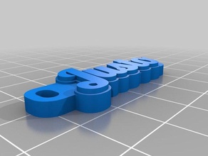 justo organization customized 3d print model - Mito3D