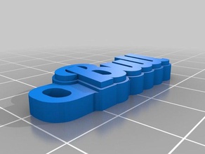 bull organización personalizado 3d print model - Mito3D