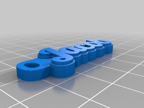 rafid organización personalizado 3d print model - Mito3D