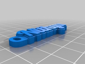 nithya organización personalizado 3d print model - Mito3D
