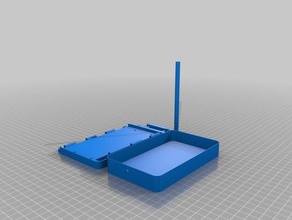 comprimento estendido cigarro circulante caixa personalizado 3d print model - Mito3D