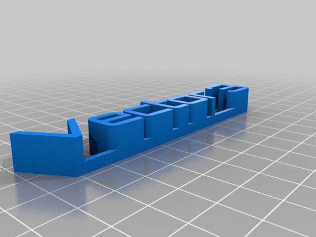 vector 3-Namensschild eaglemoss Skulpturen kundengebundene 3D print model - Mito3D