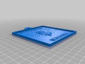 greytext 2d art customized 3d print model - Mito3D