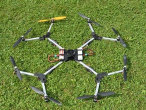 octo2go - foldable octocopter r c vehicles copter kopter multicopter multirotor octo 3d print model - Mito3D