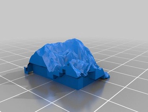 buffalo peak, do colorado A impressão 3d 3d print model - Mito3D