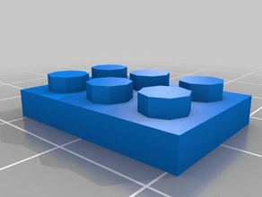 la mia su misura personalizzabili per i mattoncini lego costruzione di giocattoli 3d print model - Mito3D