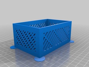 meine angepasste parametrische container Container kundengebundene 3d print model - Mito3D
