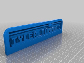 meine angepasste 3d-drucken von text-Platte Zeichen logos 3d print model - Mito3D