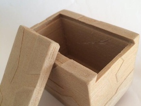kutu kapağı kaplar kutusu hediye ahşap 3d print model - Mito3D