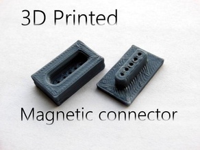 magnetic connector electronics copper 3d print model - Mito3D