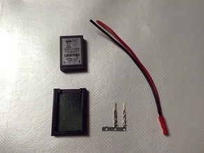 o carregamento da bateria adaptador de kyoshu dnano r c veículos carregador 3d print model - Mito3D