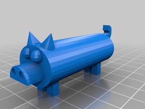 domuz 3d baskı 3d print model - Mito3D