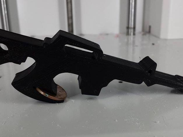 ar inspired bottle opener keychain hand tools ar-15 15 3D print model - Mito3D