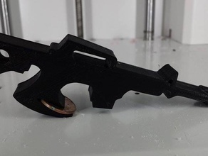 ar inspired bottle opener keychain hand tools ar-15 15 3d print model - Mito3D
