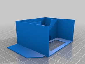 xcom board game box organizer toys & games boardgame 3d print model - Mito3D