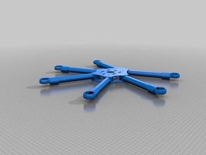 650 tubo hexacopter r c veículos gopro 3d print model - Mito3D