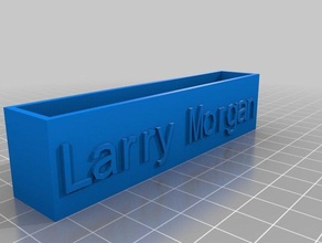 meu personalizada básica do negócio titular cartão de larry office personalizado 3d print model - Mito3D