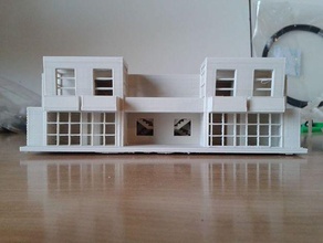 Architektur übung Gebäude & Strukturen bauen Haus 3d print model - Mito3D