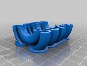 curva suzie nombre las esculturas personalizado 3d print model - Mito3D