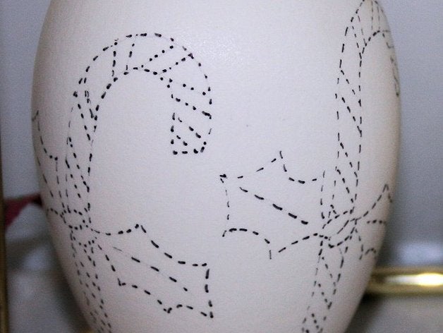 le canne di caramella - agrifoglio foglie uovo-bot 3D print model - Mito3D