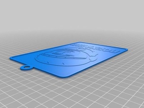 gagarin poehali estêncil A impressão 3d 3d print model - Mito3D